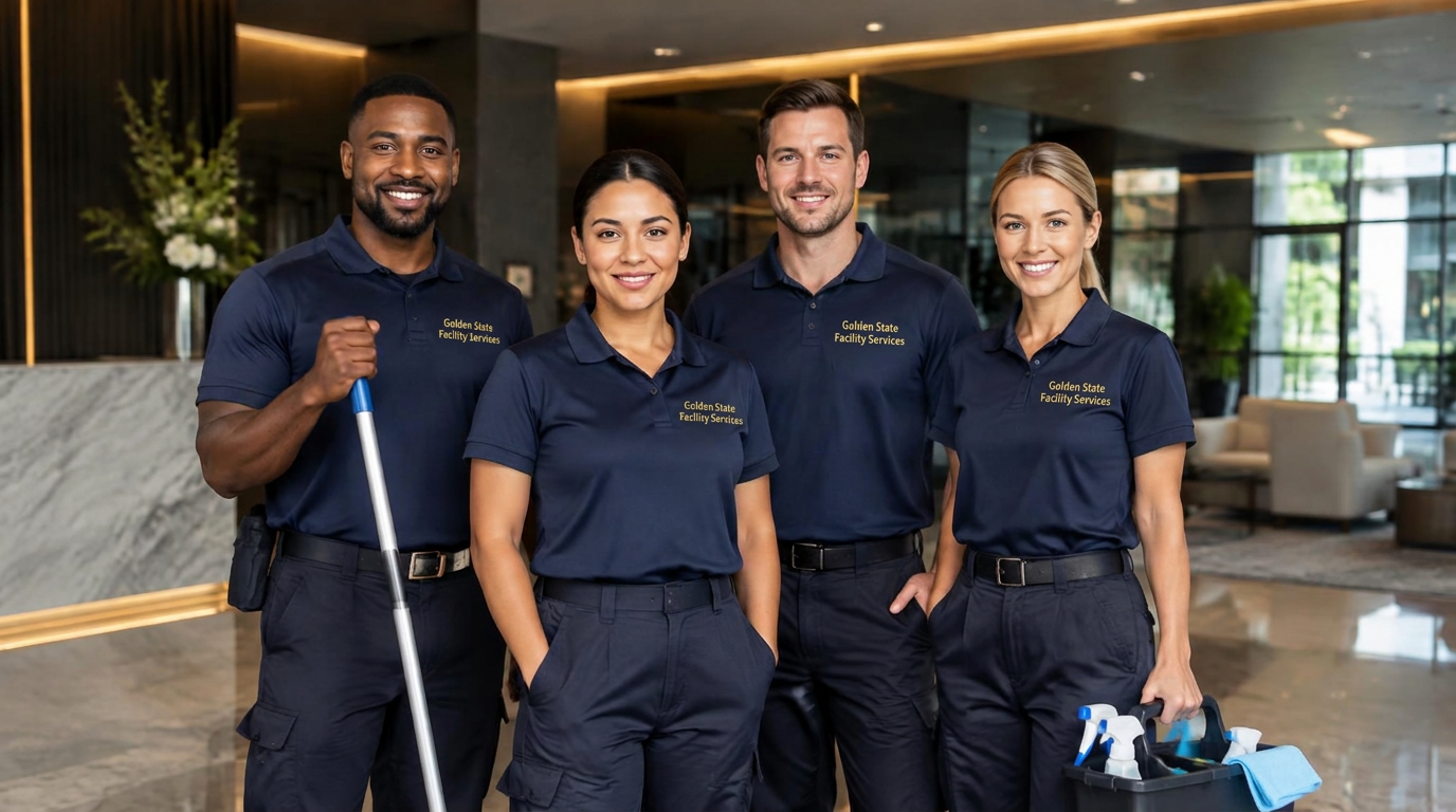 Golden State uniformed cleaning team